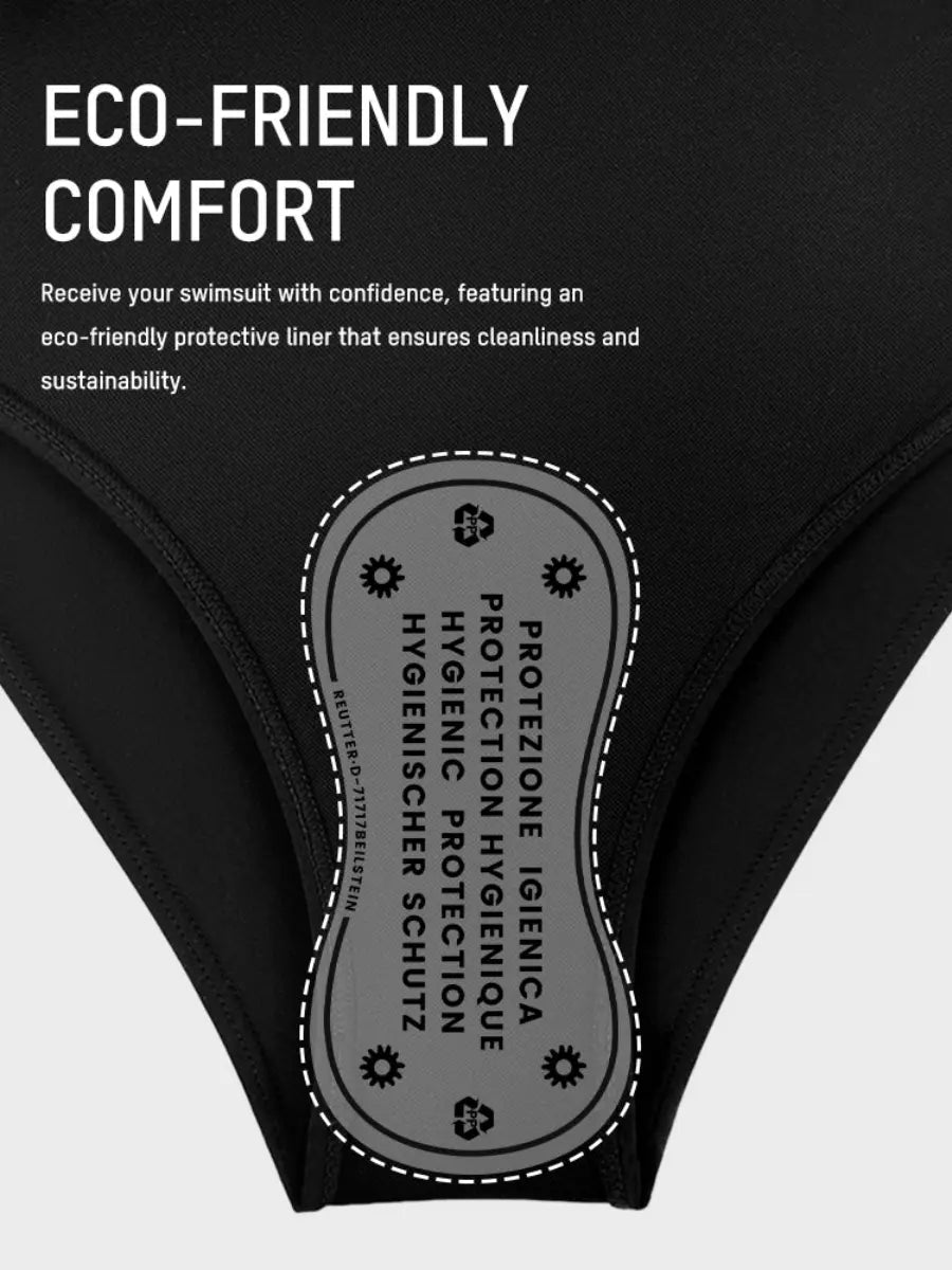 Flattering High-Waisted Tummy Control Bikini Set