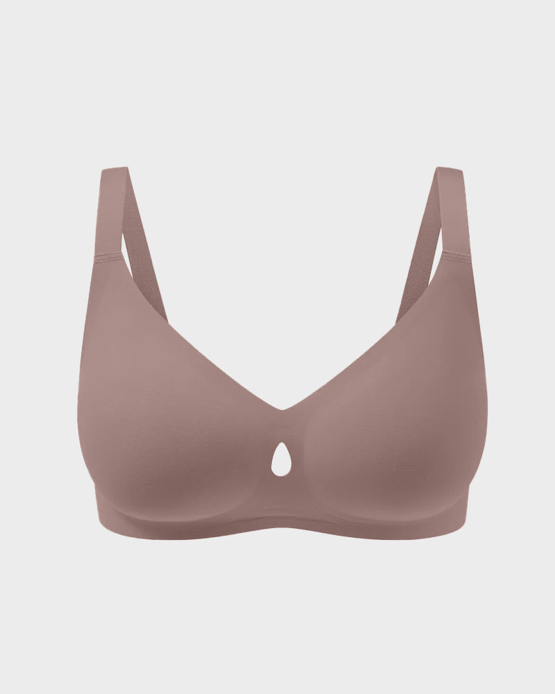 Invisible Jelly Lift Bra with Breathable Water Drop Hollow