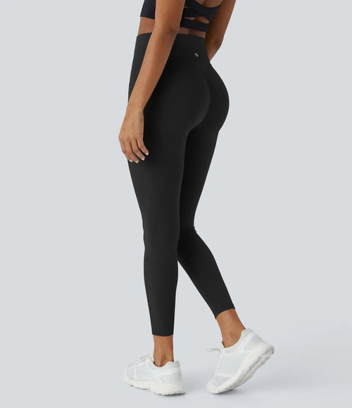 Tummy Control Butt-Lifting Training Leggings with Pockets