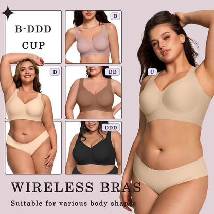 Comfortable Wireless Full Coverage Jelly Smoothing Bra